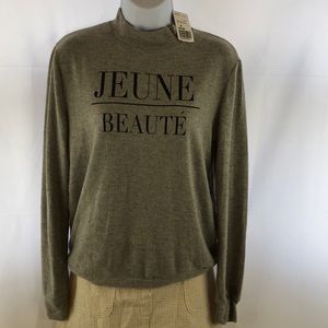 Forever 21 M women’s grey sweat shirt. NWT